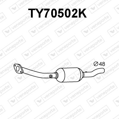 CATALIZATOR VENEPORTE TY70502K