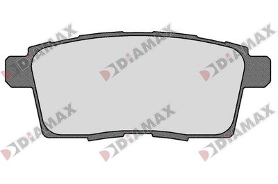 Комплект тормозных колодок, дисковый тормоз DIAMAX N09845 для MAZDA CX-9