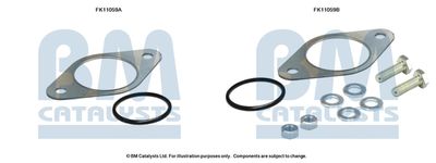 Monteringssæt, sod-/partikelfilter BM Catalysts FK11059