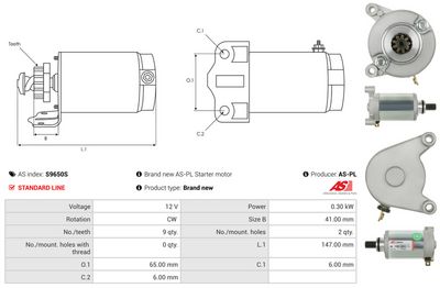 STARTER AS-PL S9650S 4