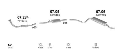 SISTEM DE ESAPAMENT POLMO POLMO02024