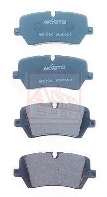 ASVA AKD-25203 Тормозные колодки и сигнализаторы  для LAND ROVER RANGE ROVER IV (L405) 5.0 SCV8 4x4