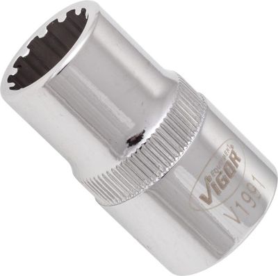 Vigor V1991 Nástrčná hlavice s Multiprofilem 13mm 1/2"