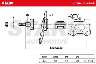 амортисьор STARK SKSA-0132424