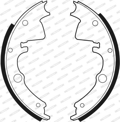 SET SABOTI FRANA FERODO FSB378 2