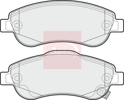 APEC Brake Pad Set, disc brake PAD1582