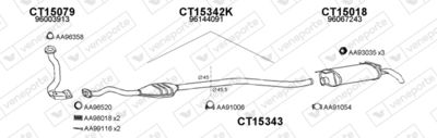 ABGASANLAGE VENEPORTE 150011