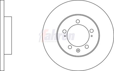 Fahren Brake Disc FBD7161
