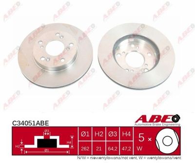 Brake Disc C34051ABE