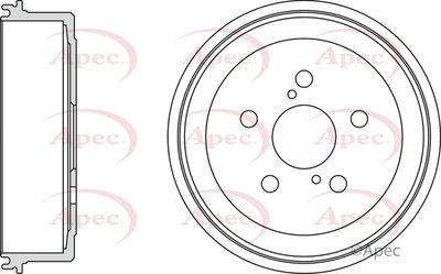 Brake Drum APEC DRM9106