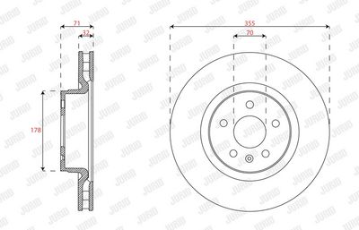 BREMSSCHEIBE JURID 563656JC1 1