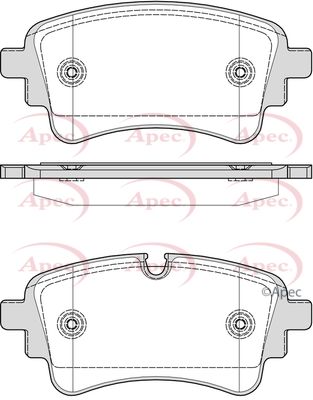 Brake Pad Set APEC PAD2406