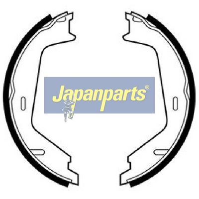 JAPANPARTS Stabdžių trinkelių komplektas