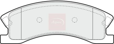 APEC Brake Pad Set, disc brake PAD1389
