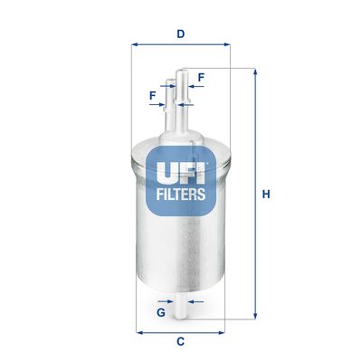 UFI 31.840.00 Паливний фільтр для KTM (Kтм)
