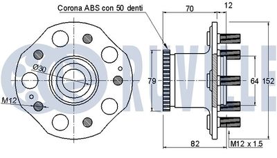 SET RULMENT ROATA RUVILLE 221385 1