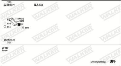 Изпускателна система WALKER BWK123192C