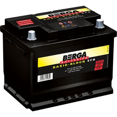 Стартерная аккумуляторная батарея BERGA 5605000647902 для ABARTH GRANDE