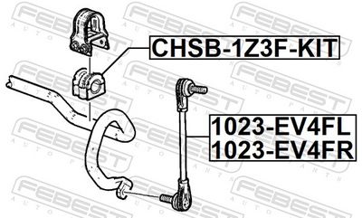 BRAT/BIELETA SUSPENSIE STABILIZATOR FEBEST 1023EV4FR 1