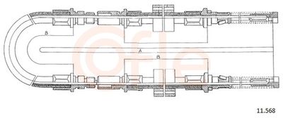 CABLU FRANA DE PARCARE