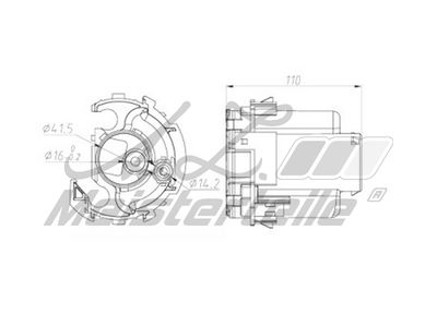 горивен филтър A.Z. Meisterteile AZMT-41-020-1452