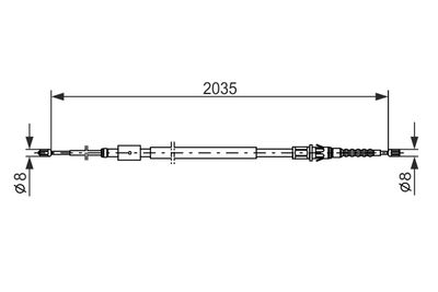 CABLU FRANA DE PARCARE BOSCH 1987477598 4