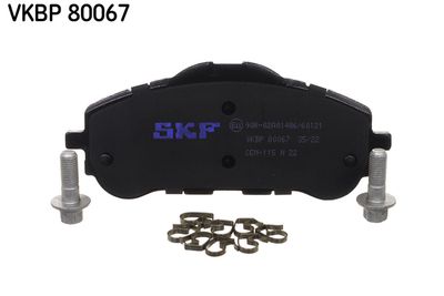 Комплект тормозных колодок, дисковый тормоз VKBP 80067