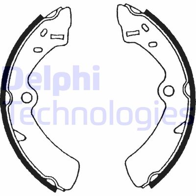 Комплект тормозных колодок DELPHI LS1576 для SUZUKI SJ410