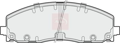 APEC Brake Pad Set, disc brake PAD1880
