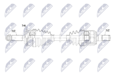 полуоска NTY NPW-HY-660