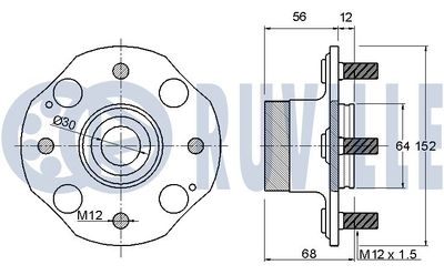 SET RULMENT ROATA RUVILLE 220858 1
