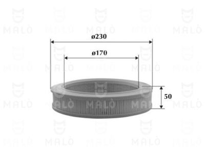 Воздушный фильтр AKRON-MALÒ 1500367 для DAIHATSU CUORE