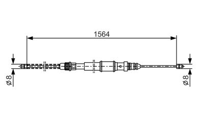 CABLU FRANA DE PARCARE BOSCH 1987477311 4