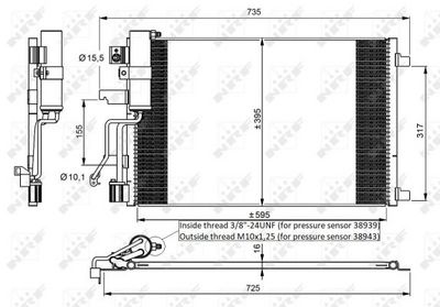 CONDENSATOR CLIMATIZARE NRF 35975 6