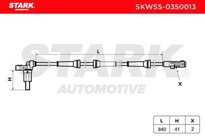 датчик, обороти на колелото STARK SKWSS-0350013