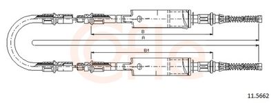 CABLU FRANA DE PARCARE