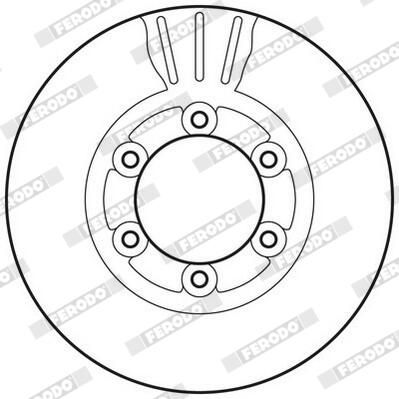 BREMSSCHEIBE FERODO DDF2161C 1