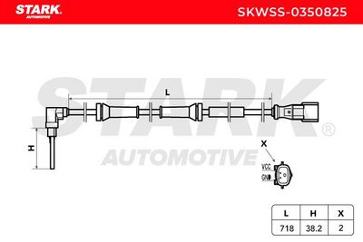 датчик, обороти на колелото STARK SKWSS-0350825