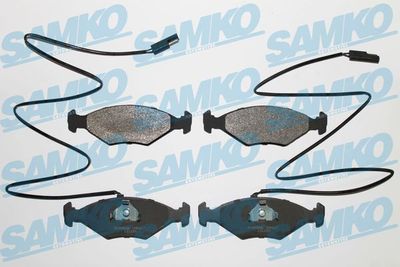 Комплект тормозных колодок, дисковый тормоз SAMKO 5SP017 для FIAT DUNA