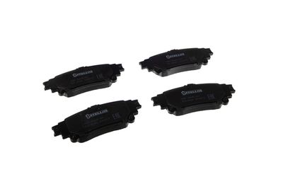 комплект спирачно феродо, дискови спирачки STELLOX 000 560B-SX