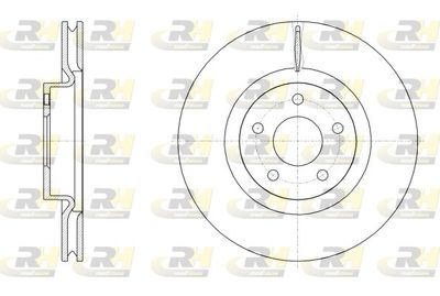 ROADHOUSE 62556.10 Тормозные диски  для FORD KUGA III (DFK) 2.0 EcoBlue mHEV
