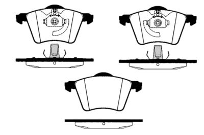 RAICAM RA.0687.2 Тормозные колодки и сигнализаторы  для FORD GALAXY I (WGR) 1.9 TDI