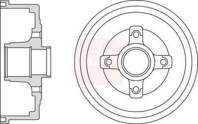 APEC Brake Drum DRM9924