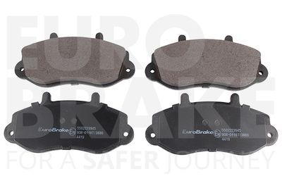 Комплект тормозных колодок, дисковый тормоз EUROBRAKE 5502223945 для RENAULT MASTER