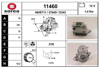 STARTER EAI 11459