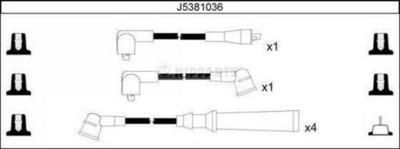 Комплект проводов зажигания NIPPARTS J5381036 для NISSAN PATHFINDER