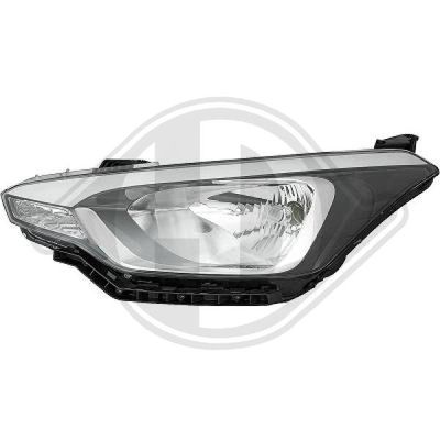 DIEDERICHS 6807083 Основная фара  для HYUNDAI i20 (Хендай И20)
