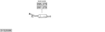 SISTEM DE ESAPAMENT BOSAL SYS29386