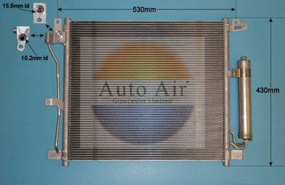 Condenser, air conditioning Auto Air Gloucester 16-1403