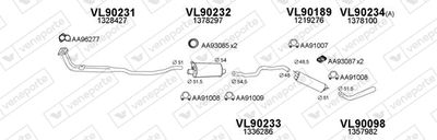 ABGASANLAGE VENEPORTE 900091